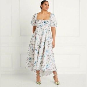 Hill House Home The Matilda Nap Dress in Spring Chintz Floral White Multi Large
